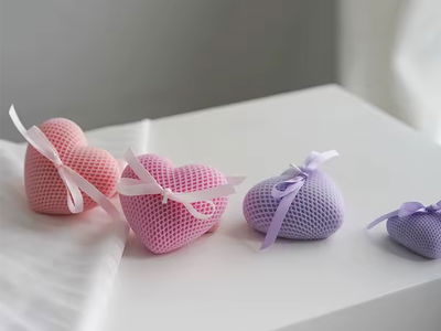 Molde Silicona - Corazón grande texturado - Cod1115