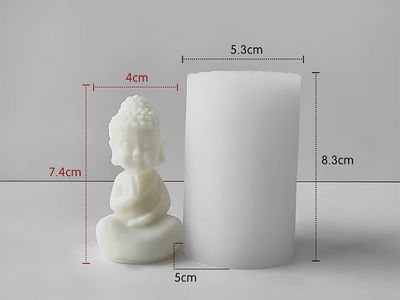 Molde Silicona - Buda Meditando - Cod1114