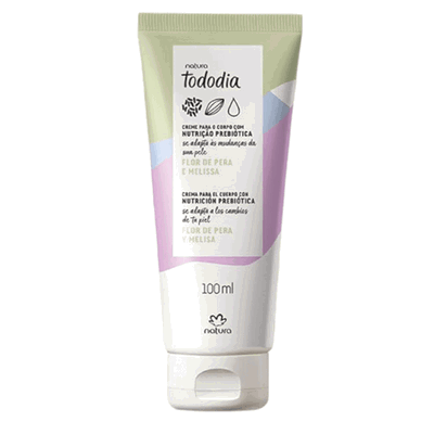 Natura - Crema Corporal - Flor de Pera y Melisa - 100ml