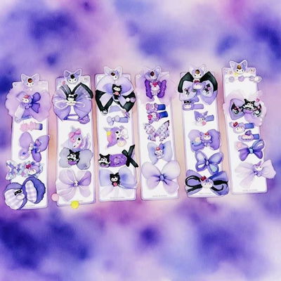 Set Hebillas para el Pelo Kuromi