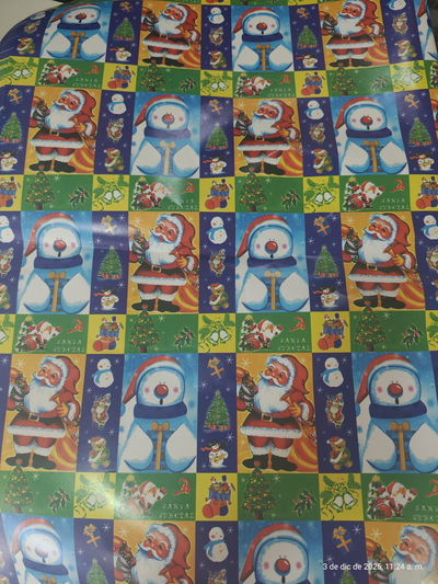 Papel de regalo 70x100cm NAVIDAD