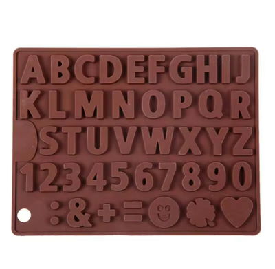 Molde Silicona - Abecedario y Dibujos - Cod1127