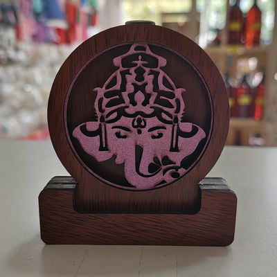 Cascadas MDF con Brillos 11cm - Ganesha