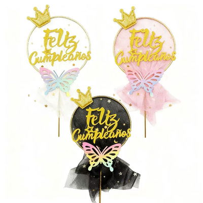 Decoración para Torta Mariposa