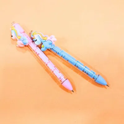 Lapicera Boligrafo Unicornio con Juego