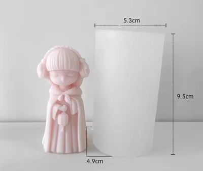 Molde Silicona - Nena con Capa - Cod1111