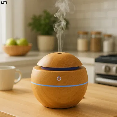 Humidificador - Esfera Madera - CLARA