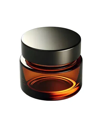 Pote vidrio 30cc - Ambar