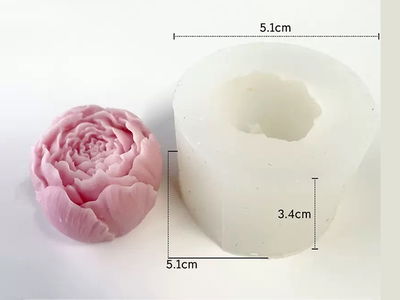 Molde Silicona - Rosa Pimpollo - Cod415