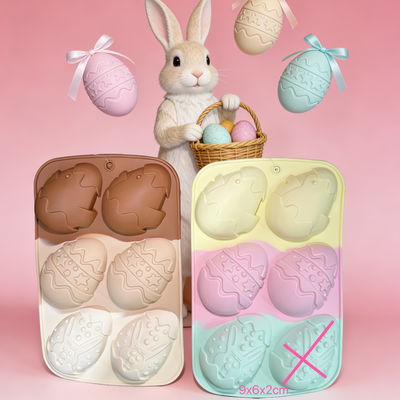 Molde Silicona - Huevos de Pascua - Cod426