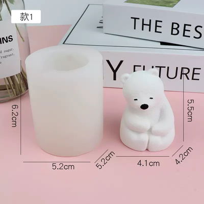 Molde Silicona - Osito Polar - Cod1130