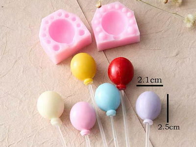 Molde Silicona - Globo Individual 3D - Cod1135