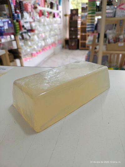 Barra de Jabon Vegano CRISTAL - 1Kg