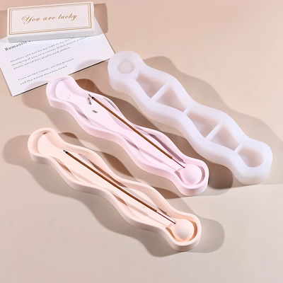 Molde Silicona - Porta Sahumerio Hondulado - Cod1128