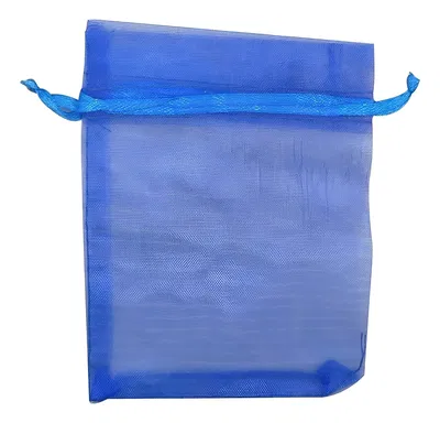 Bolsas de Organza - 9x12cm - AZUL x Unid