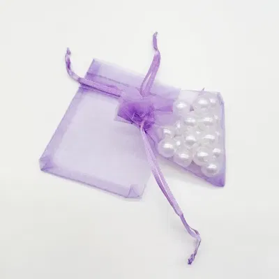 Bolsas de Organza - 9x12cm - LILA x Unid