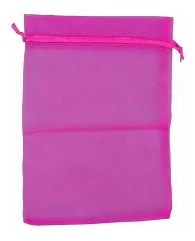 Bolsas de Organza - 13x18cm - FUCSIA x Unid