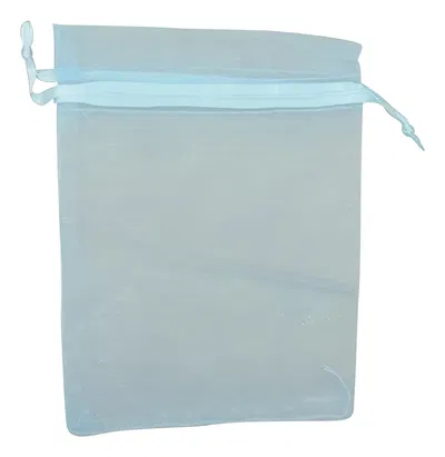 Bolsas de Organza - Celeste x UNIDAD 7x9cm