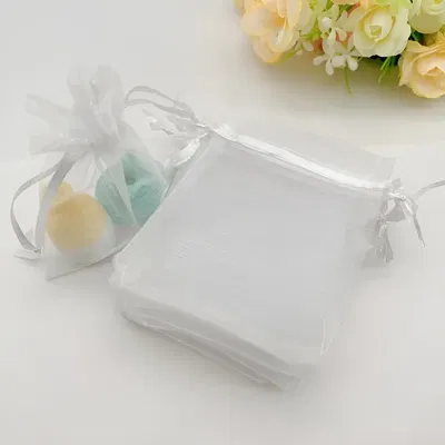 Bolsas de Organza - 13x18cm - BLANCA x Unid