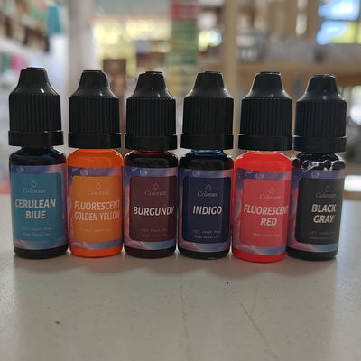 Colorantes para Velas y Jabones 10ml - 6 Colores Seleccionados