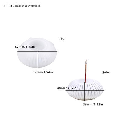 Molde Silicona - Porta Sahumerio  - Cod1155