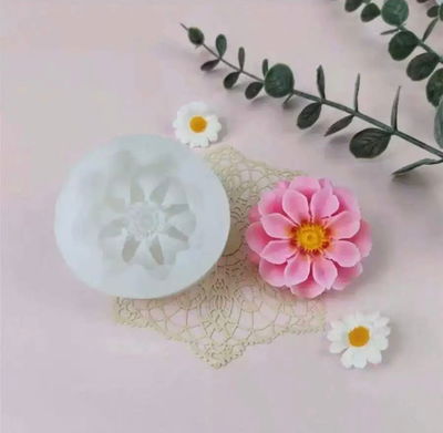 Molde Silicona - 3 Suculentas Planas - Cod1172