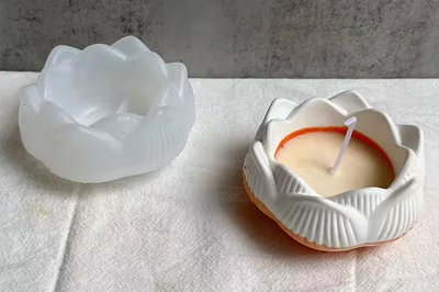 Molde Silicona - Flor de Loto - Cod1178