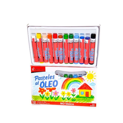Crayon Pastel al Oleo X 12