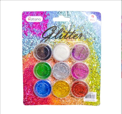 Glitter/Brillantina x 9 unidades