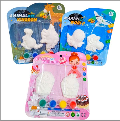 Set Pintura + Piezas de Yeso