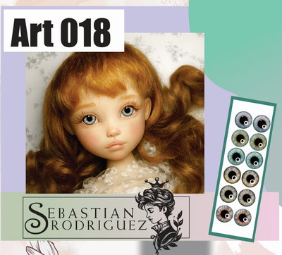 Ojos Autoadhesivos 3D Cod018 - Sebastian Rodriguez