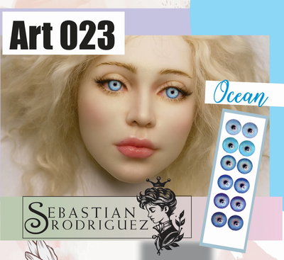 Ojos Autoadhesivos 3D Cod023 - Sebastian Rodriguez