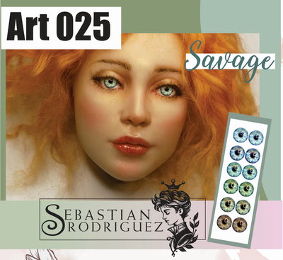 Ojos Autoadhesivos 3D Cod025 - Sebastian Rodriguez