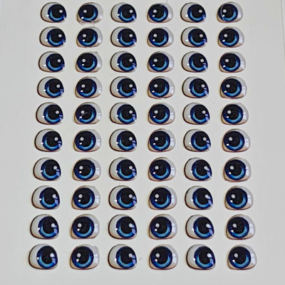Ojos Autoadhesivos 3D Cod141 Azul