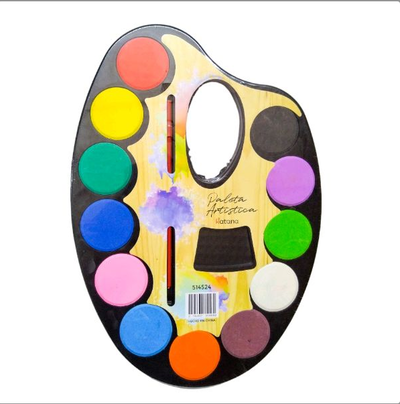 Set Acuarelas + Pinceles