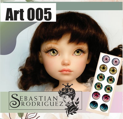 Ojos Autoadhesivos 3D Cod005 - Sebastian Rodriguez