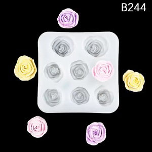 Molde Silicona - 8 Rosas - cod1183