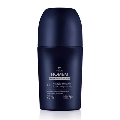 Natura - Desodorante Antitranspirante Roll On Homem - Sin Perfume - 75 ml