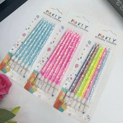 Vela Color Pasteles Largas x Unidad - ROSA
