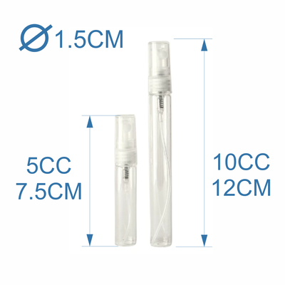 Envase Tester - Vidrio 10cc 