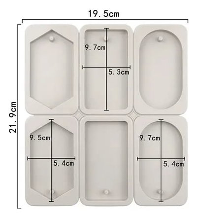 Molde Silicona - Perfumero Wax Melts - Modelos Varios - Cod1238