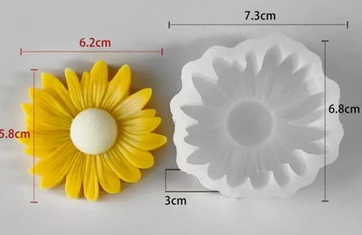 Molde Silicona - Girasol - Cod834