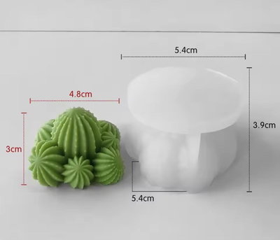 Molde Silicona - Varios Cactus Juntos - cod1230