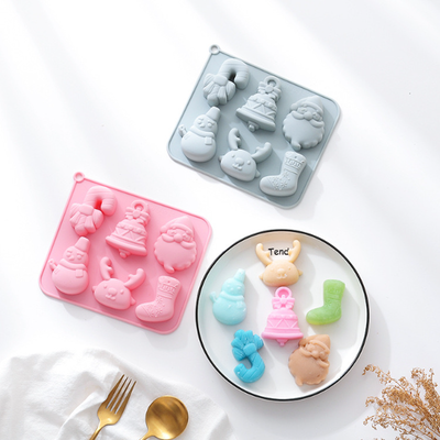 Molde Silicona - Figuras de Navidad Varias Campañas Renos - cod795