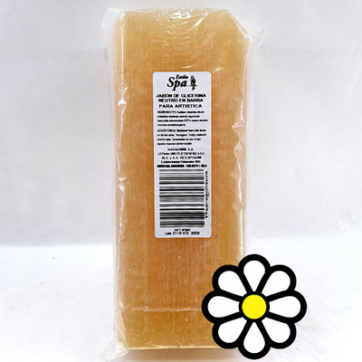 Barra de Jabon de Glicerina - Stylo Spa - 1Kg aprox