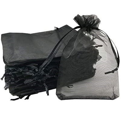 Bolsas de Organza - Negra x UNIDAD 7x9cm