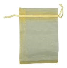 Bolsas de Organza - DORADA x UNIDAD 7x9cm