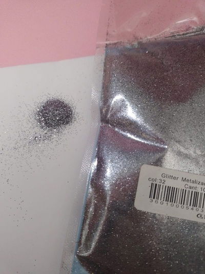 Gibré CBX Metalizado Plata Oscura x 100 gramos