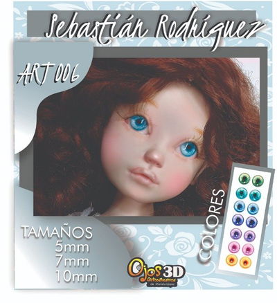 Ojos Autoadhesivos 3D Cod006 - Sebastian Rodriguez