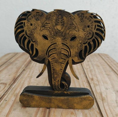 Cascadas MDF  17cm - Elefante